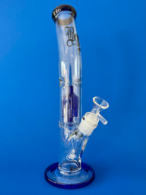 Ice Bong with Percolator by Black Leaf (Pink/Blue/Green)