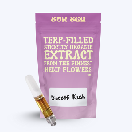 SUN SEA - BISCOTTI KUSH - VAPE CARTRIDGE - 1ML