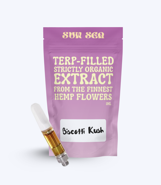 SUN SEA - BISCOTTI KUSH - VAPE CARTRIDGE - 1ML