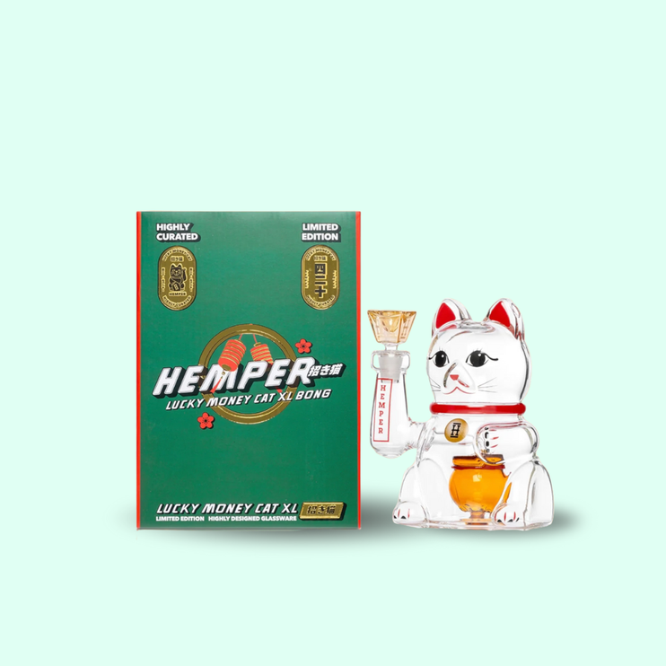 Hemper - Lucky Cat XL Bong 7"