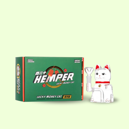 Hemper - Lucky Money Cat Bong 5''