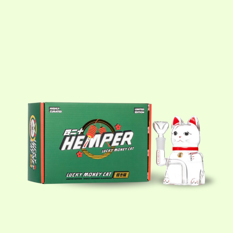 Hemper - Lucky Money Cat Bong 5''