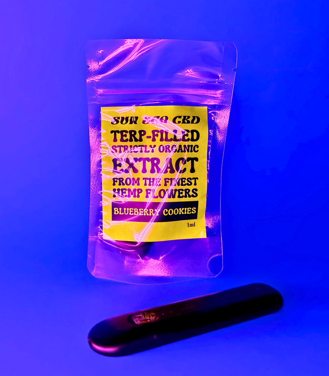 SUN SEA - BLUEBERRY COOKIES - DISPOSABLE VAPE - 1ML