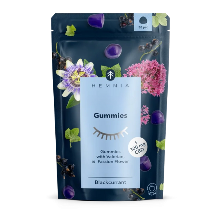 Good Night´s Sleep Gummies - 150 mg CBD, 15 pcs x 10 mg - dietary for better sleep with valerian, passionflower and CBD