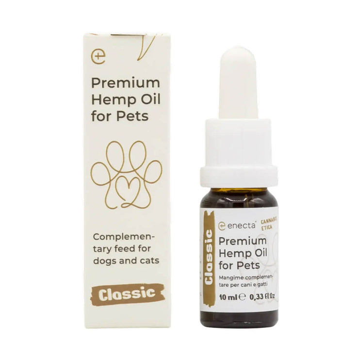 Enecta Premium Hemp Oil for Pets with Omega 3 & Omega 6 - 500mg