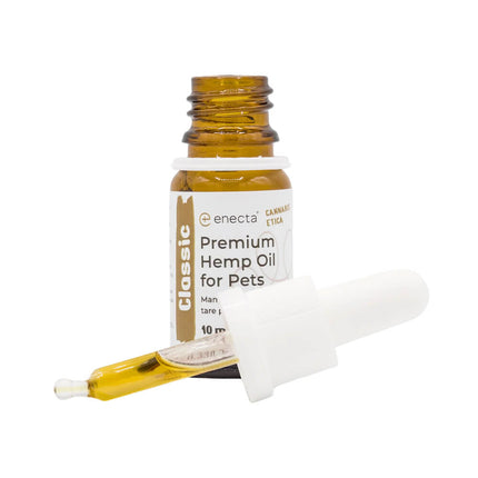 Enecta Premium Hemp Oil for Pets with Omega 3 & Omega 6 - 500mg