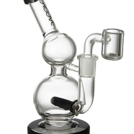 GROOVE GLASS Dab Bong 'Micro Round' | 14cm