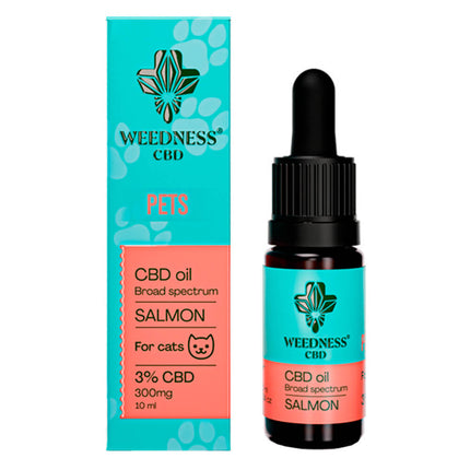 Weedness - Salmon CBD oil for Cats (3%)
