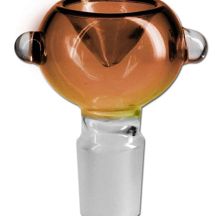 Black Leaf - Glass Bowl 14mm (Blue/ Green/ Transparent/ Amber)