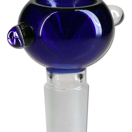 Black Leaf - Glass Bowl 14mm (Blue/ Green/ Transparent/ Amber)