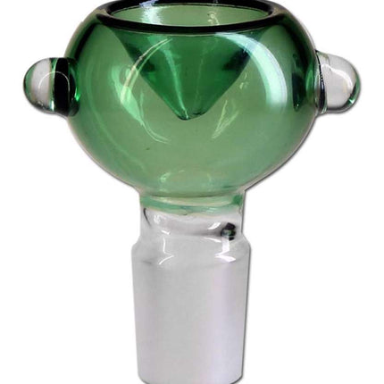 Black Leaf - Glass Bowl 14mm (Blue/ Green/ Transparent/ Amber)