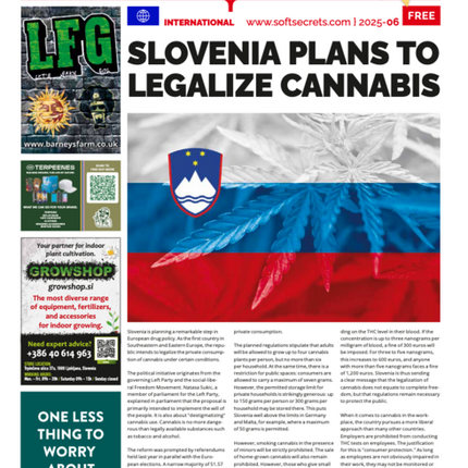 Soft Secrets Cannabis Culture Newspaper (FREE)