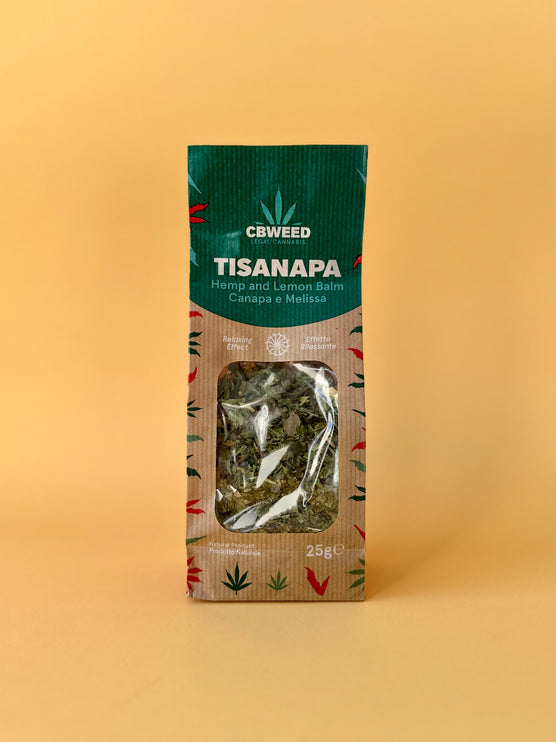 Tisanapa Hemp Tea - Hemp & Lemonbalm