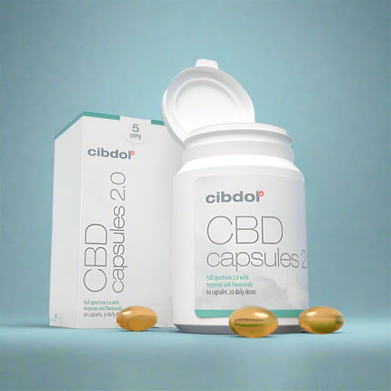 Cibdol Softgel Capsules 5% CBD 500mg (60 capsules)