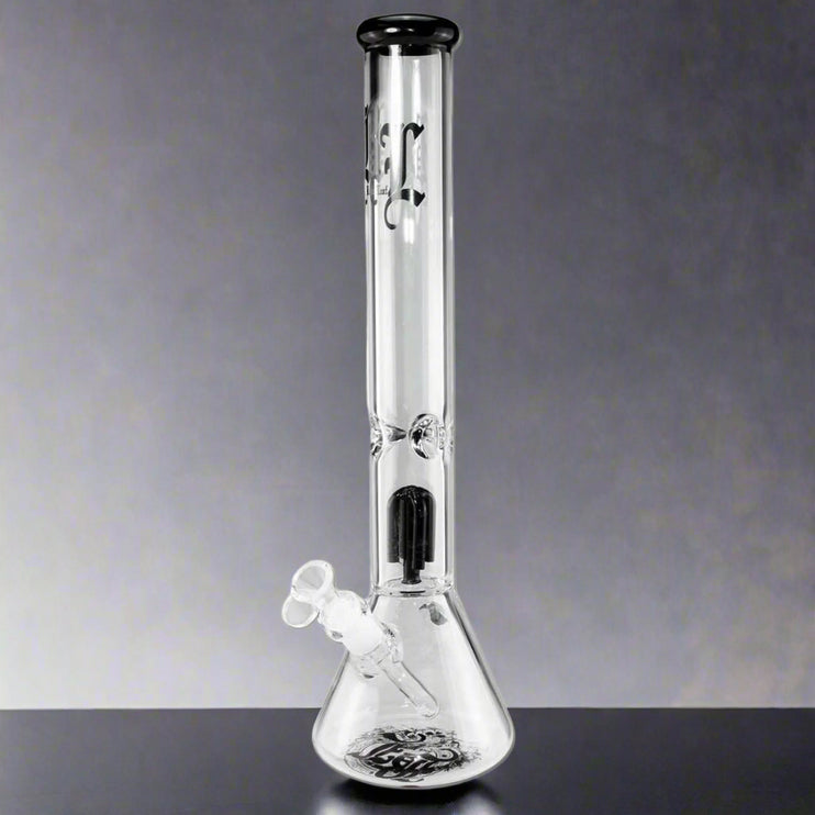 Black Leaf 4 Arm Percolator Bong (Blue/Black/Green)