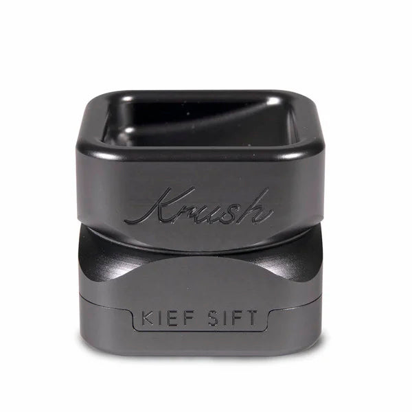 Krush Kube 3 Metallic Grinder - Black Noir/ Stone Grey/ Rose Gold