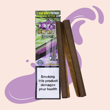 Juicy Jay's - Terpene Enhanced - Hemp Wraps - Purple Wave