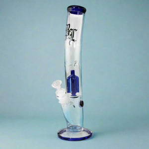 Ice Bong with Percolator by Black Leaf (Pink/Blue/Green)