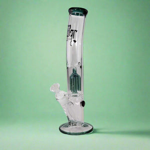 Ice Bong with Percolator by Black Leaf (Pink/Blue/Green)