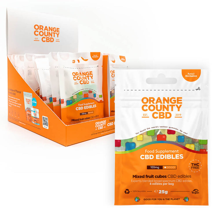 Orange County - Mini Grab Bag Cubes 100mg (6pcs)