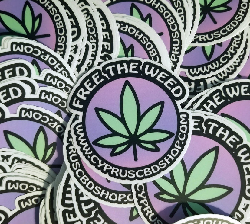 #FreeTheWeed Stickers