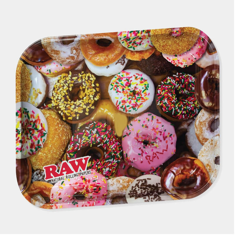 RAW - Donut Metal Rolling Tray (Large) 34cm - LIMITED EDITION