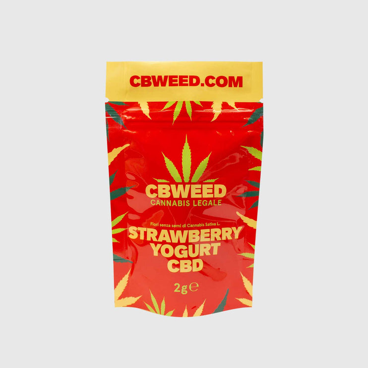 CBWEED Strawberry Yogurt CBD Buds (~10% CBD) - 2g/5g