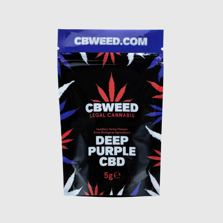 CBWEED Deep Purple CBD Buds (~10% CBD) - 2g/5g