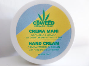 Sandalwood and Argan Hand cream w/ Natural Hemp Oil