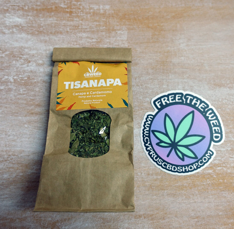 Tisanapa Hemp Tea - Hemp & Cardamom