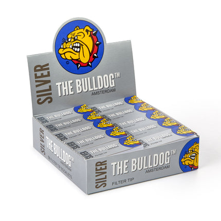 The Bulldog - Filter Tips Silver (pinnes)