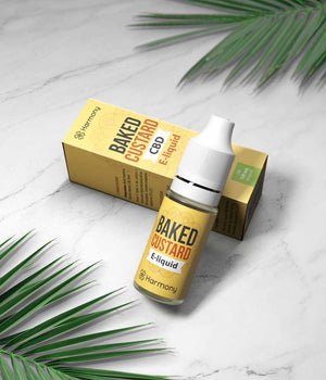 Harmony E-Liquid Baked Custard 300/600mg CBD (10 ml)