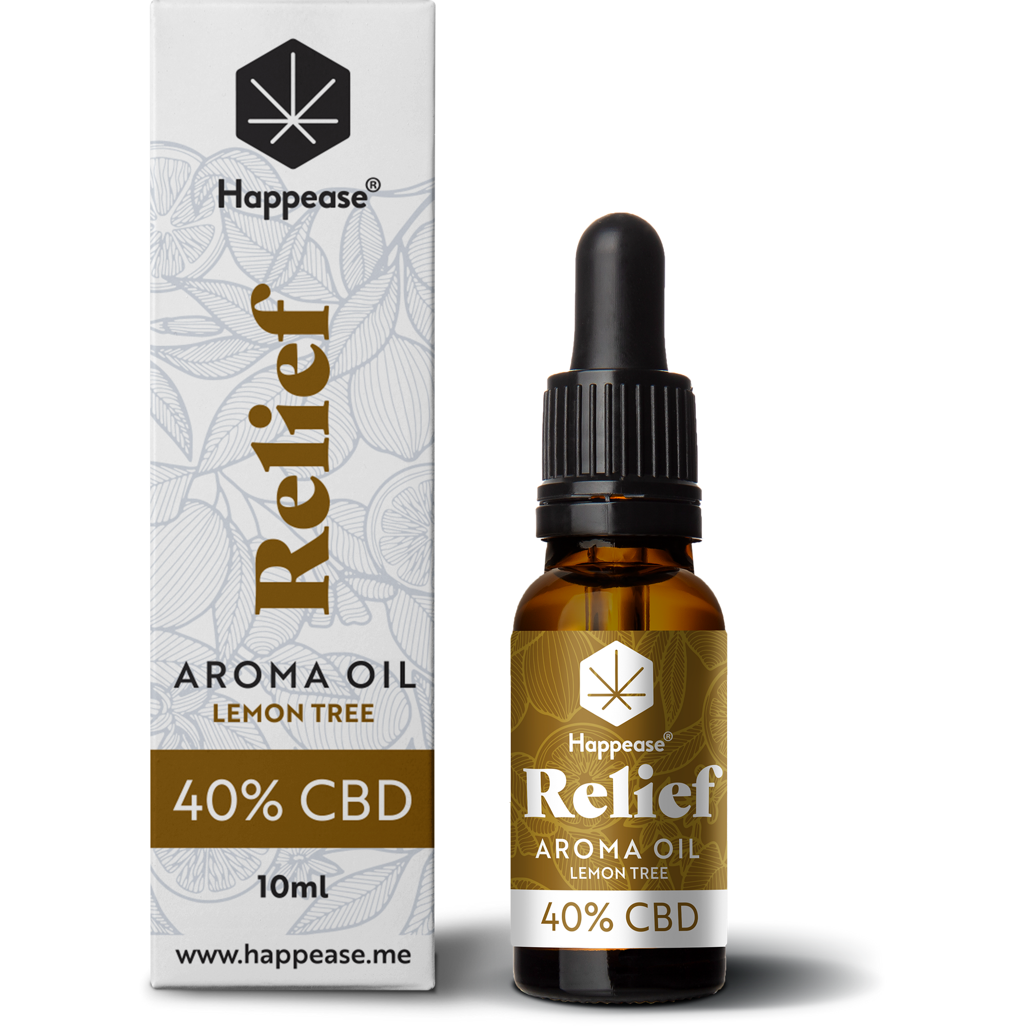 Happease Relief CBD Oil Lemon Tree (1000mg/2000mg/4000mg)