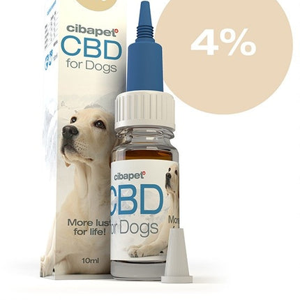 CBD Oil for Dogs 4% (aka fluffers/ doggos and pupperinos) - Cibapet by Cibdol