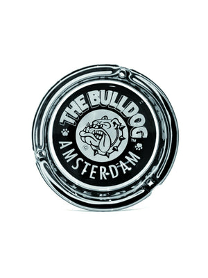 The Bulldog - 10mm Glass Ashtray (Black & White)