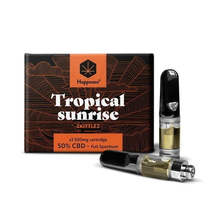 Happease Vape Cartridges - Tropical Sunrise - 85% CBD