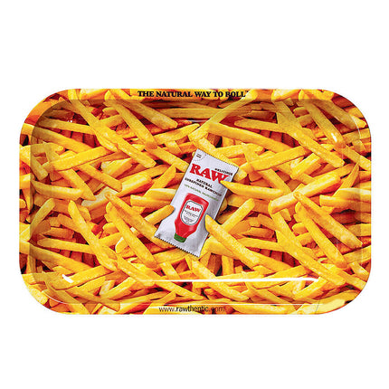 RAW - French Fries Metal Rolling Tray (Small) 27cm - LIMITED EDITION