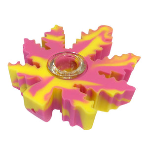 Weed Leaf Silicone Pipe